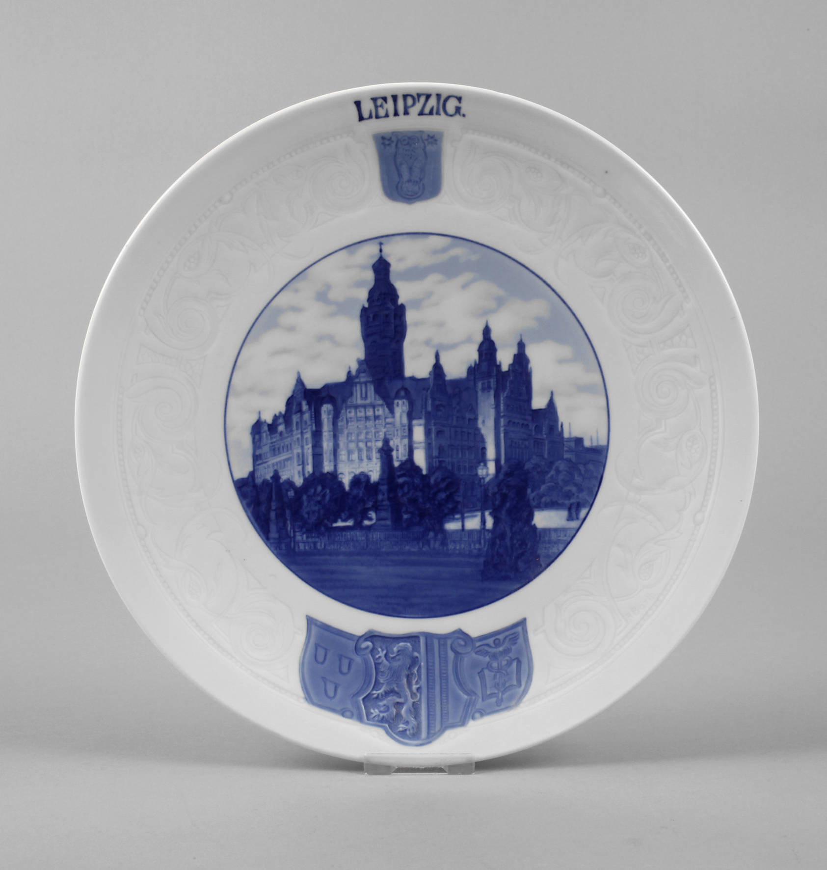 Meissen Wandteller ”Leipzig”