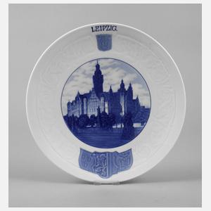 Meissen Wandteller ”Leipzig”