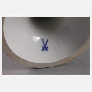 Meissen Schlangenhenkelvase ”Blütenbukett”
