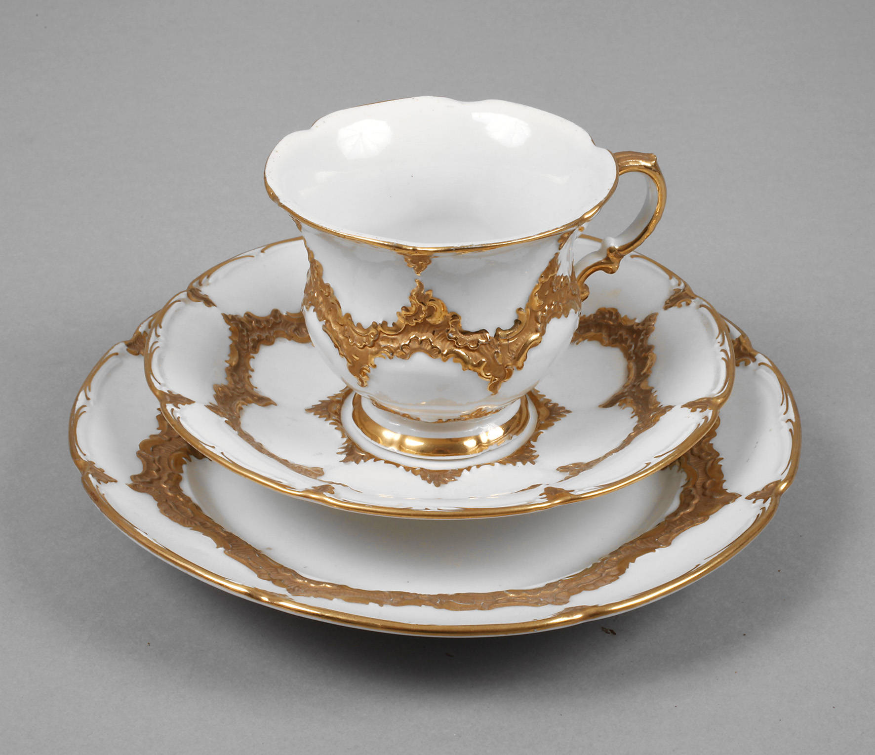 Meissen Prunkgedeck ”B-Form”