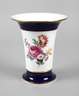 Meissen Trichtervase Kobaltrand