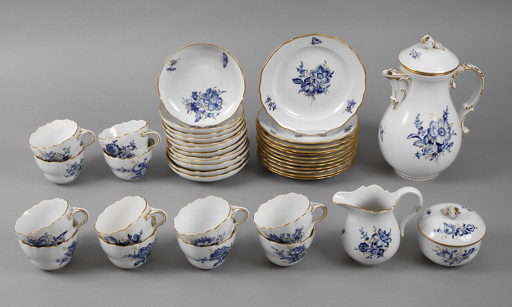 Meissen Kaffeeservice ”Blaue Blume”