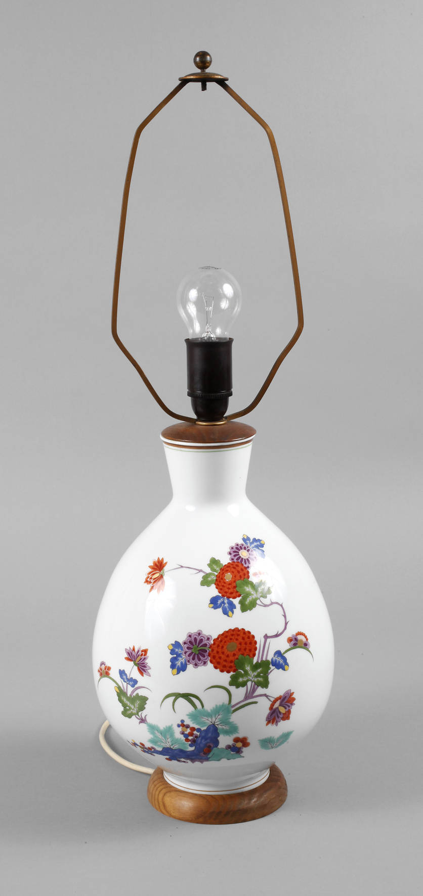 Meissen Lampenfuß Kakiemondekor