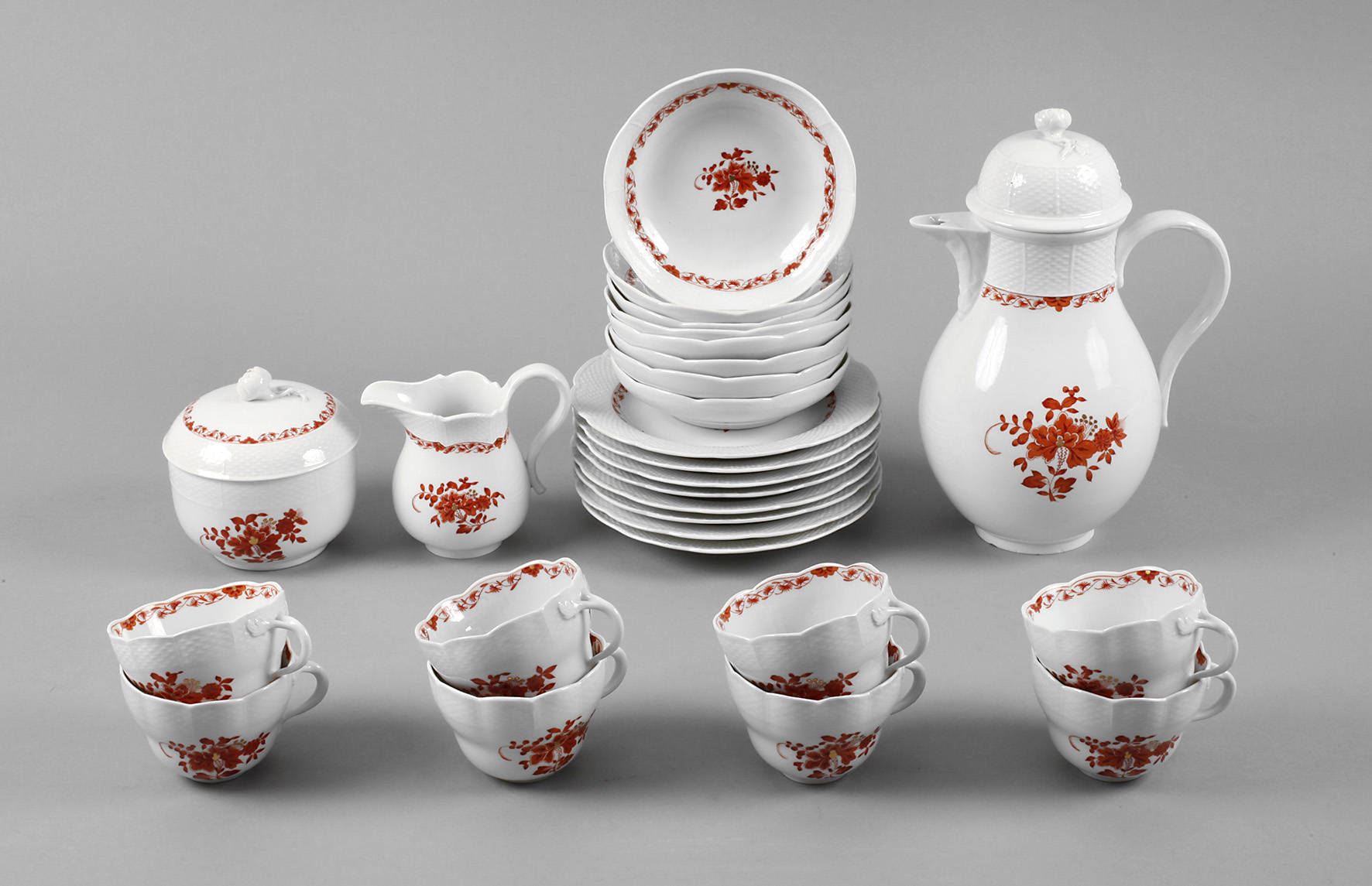 Meissen Kaffeeservice ”Indische Malerei 23”