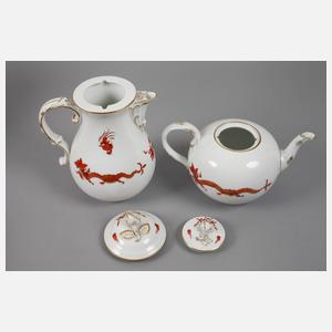 Meissen Kaffee-/Teeservice ”Reicher Drache”