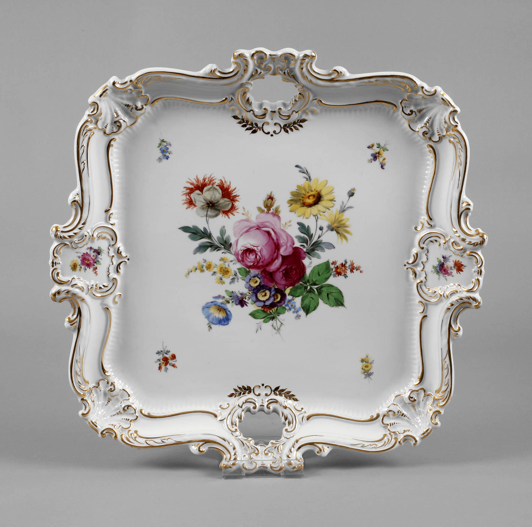 Meissen Teichert Prunkplatte