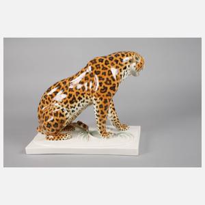 Schwarzburger Werkstätten ”Sitzender Leopard”