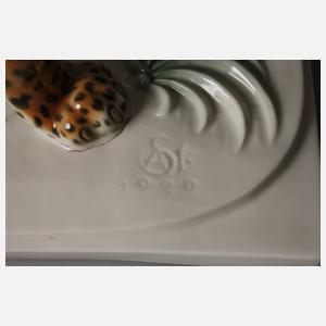 Schwarzburger Werkstätten ”Sitzender Leopard”