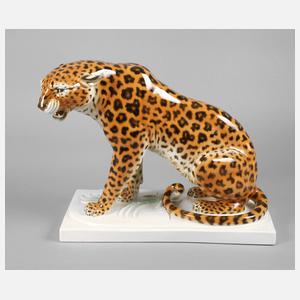 Schwarzburger Werkstätten ”Sitzender Leopard”