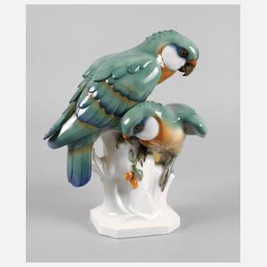 Schwarzburger Werkstätten ”Papageiengruppe”