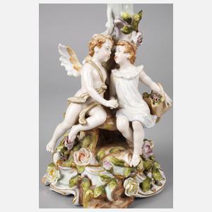 Schierholz & Sohn Plaue figürlicher Tafelaufsatz