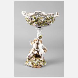 Schierholz & Sohn Plaue figürlicher Tafelaufsatz