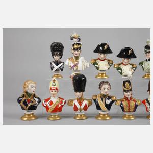 Rudolf Kämmer Volkstedt Miniaturbüsten Napoleonfeldzug