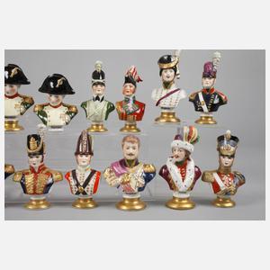 Rudolf Kämmer Volkstedt Miniaturbüsten Napoleonfeldzug