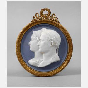 Reliefbild Napoléon und Marie-Louise