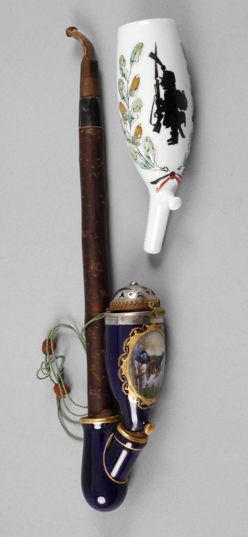 Pfeife und Pfeifenkopf