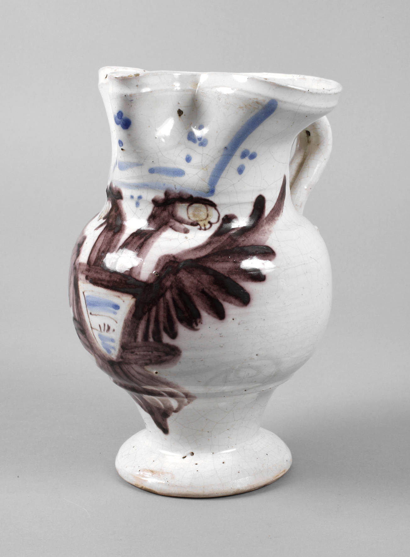 Fayence-Walzenkrug Italien