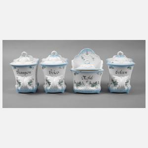 Max Roesler vier Vorratsgefäße