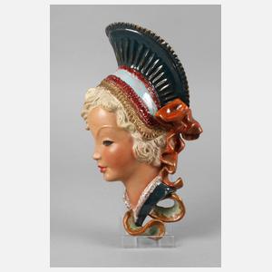 Goebel-Bieber Wandmaske Trachtenmädchen