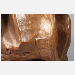 Goldscheider Wien große Figur ”Schlangenzauberin”