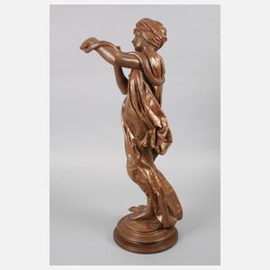 Goldscheider Wien große Figur ”Schlangenzauberin”