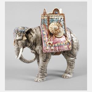Indischer Elefant als Vase