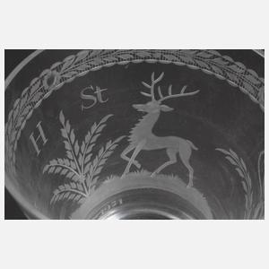 Lobmeyr Wien großes Pokalglas