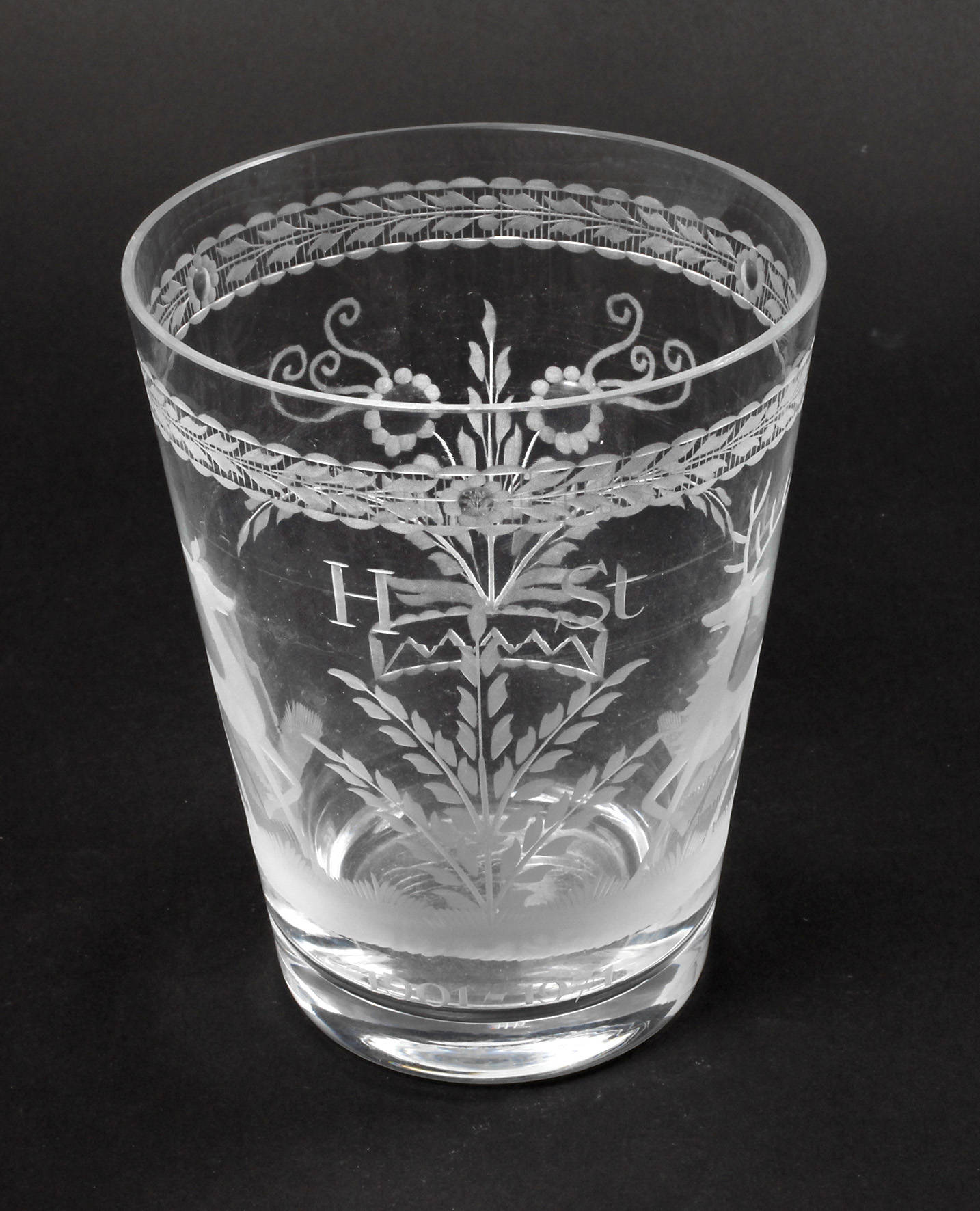 Lobmeyr Wien großes Pokalglas