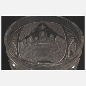 Becher mit dem Abendmahl nach Leonardo da Vinci