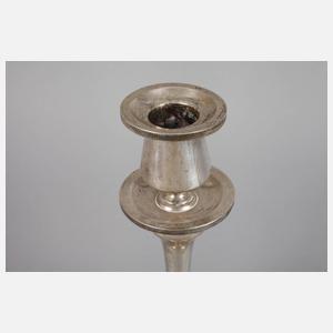 Paar Silberleuchter Biedermeier