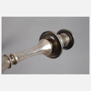 Paar Silberleuchter Biedermeier