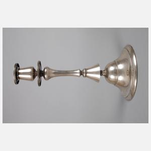 Paar Silberleuchter Biedermeier