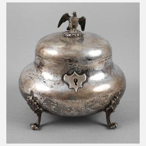 Silber Zuckerdose Biedermeier
