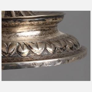 Schlangenhenkelvase Silber