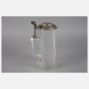 Glaskrug aus dem Geschlecht derer von Watzdorf