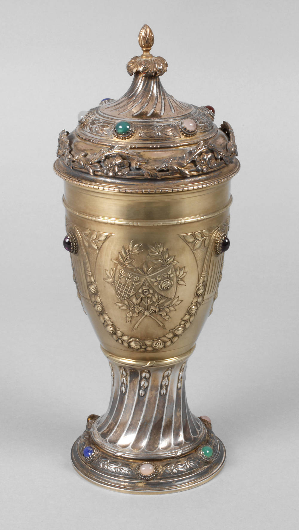 Vergoldeter Silberpokal Historismus