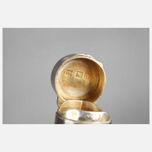 Silberetui für Zigarettenspitze