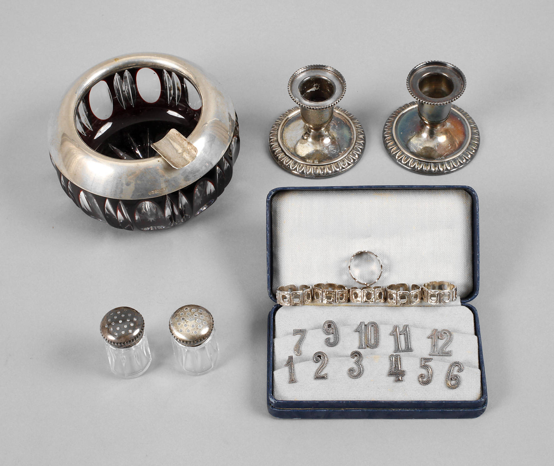 Konvolut Tischsilber