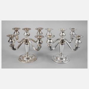 Paar Silberleuchter ”Alt-Heidelberg”