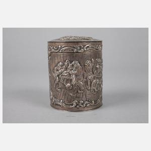 Silber Zigarettendose