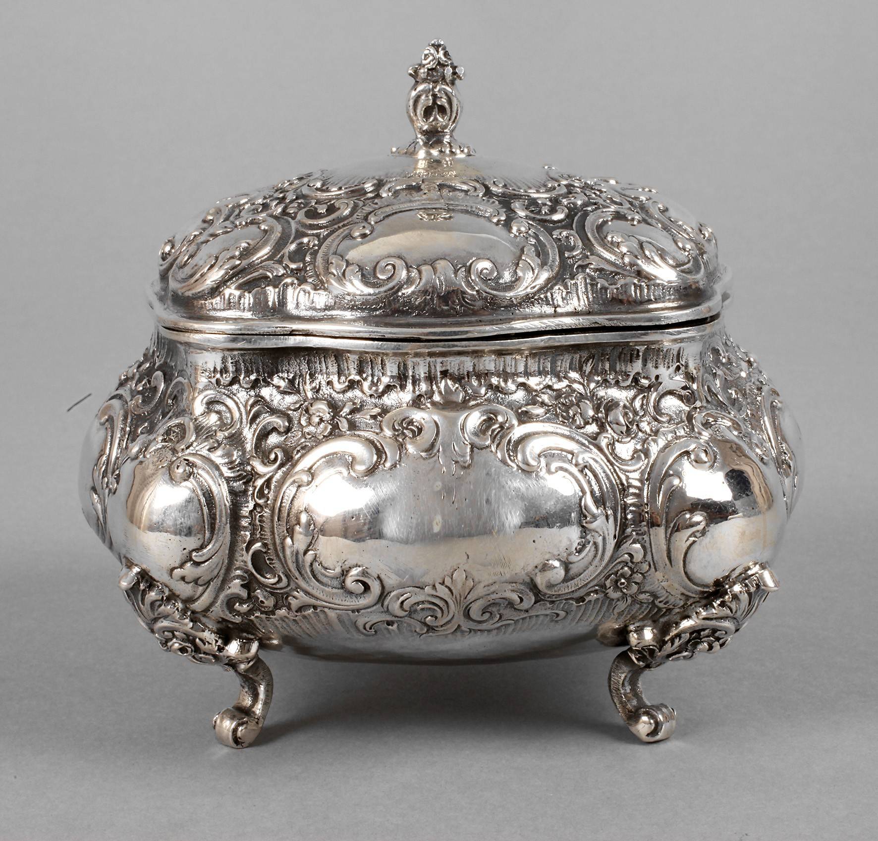 Silber Zuckerdose