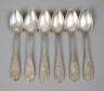 Silber sechs Kaffeelöffel