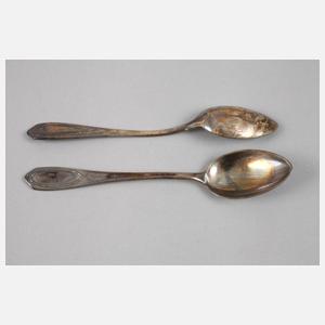 Silber zwölf Kaffeelöffel im Etui