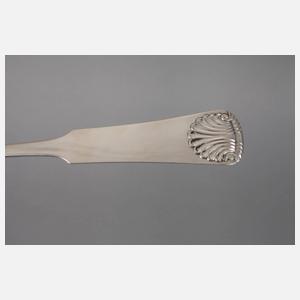 Übergroßer Vorlegelöffel Silber