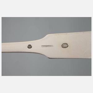 Übergroßer Vorlegelöffel Silber