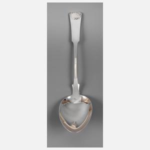 Übergroßer Vorlegelöffel Silber