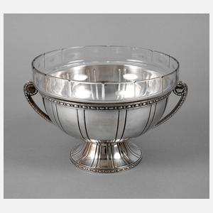 WMF Geislingen Fußschale mit Glaseinsatz