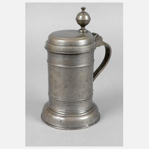 Sächsischer Zinnwalzenkrug als Schützenpreis