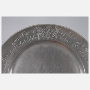 Zinn drei Teile Biedermeier