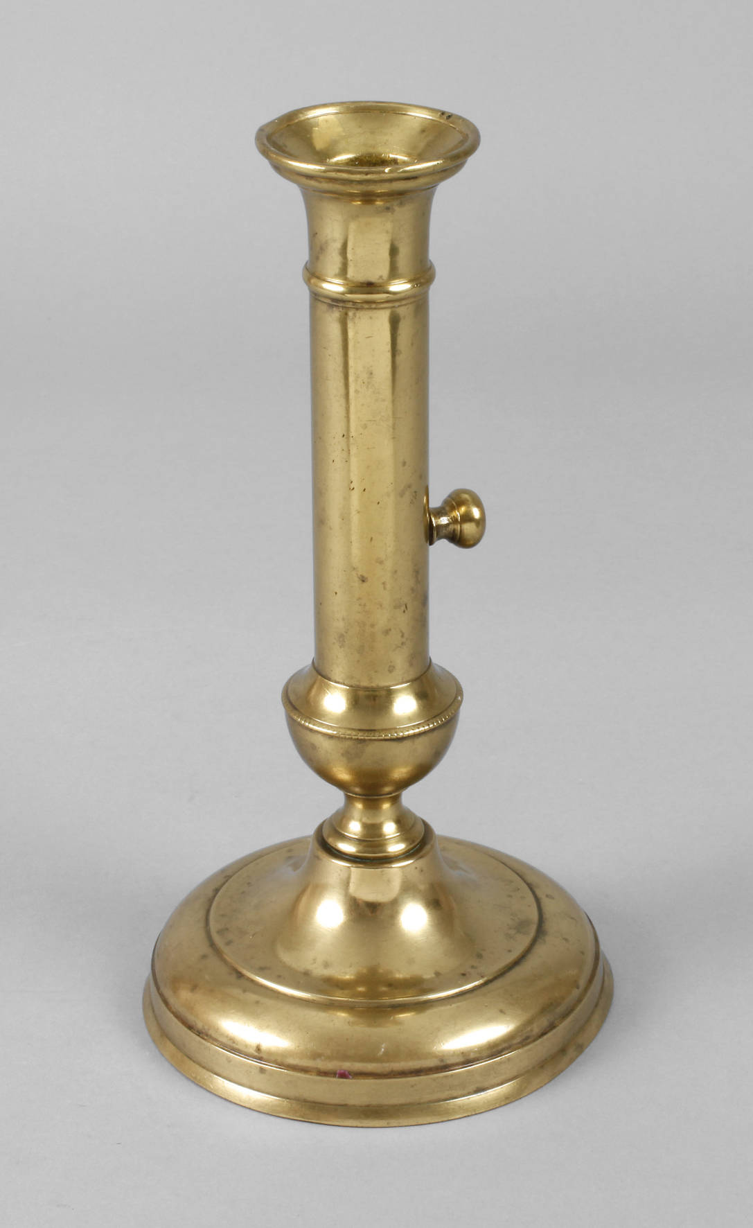 Biedermeier-Kerzenleuchter Messing